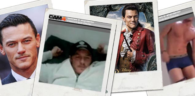 Luke Evans de “La Bella y la Bestia” en CAM4